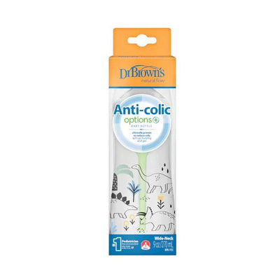 Dr Brown's Anti-Colic Options+ Wide-Neck Baby Bottle (270ml)