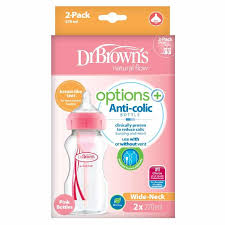 Dr Brown's Bottle Wide-Neck Options+ Pack of 2