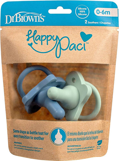 Dr Brown's Happy  Silicone Pacifier 0-6m