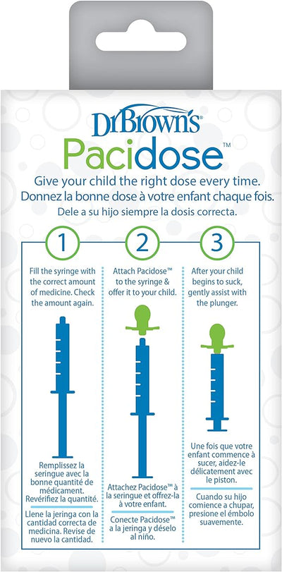 Dr Brown's Pacidose Pacifier and Liquid Baby Medicine Dispenser