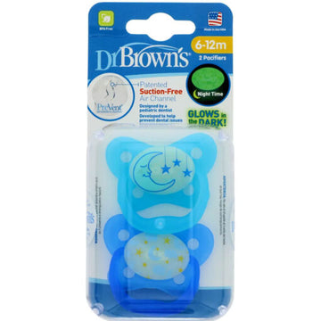 Dr Brown's Soother Advantage Glow-In-The-Dark