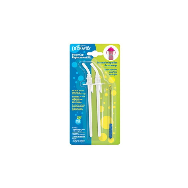 Dr Brown's Straw Cup Replacement Kit