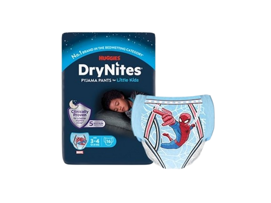 DryNites Pyjama Pants For Boys Age 3 to 4 (12-21Kg) 16 Pieces