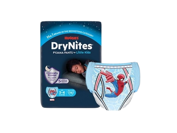 DryNites Pyjama Pants For Boys Age 3 to 4 (16-23Kg) 16 Pieces