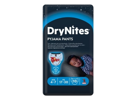 DryNites Pyjama Pants For Boys Age 4-7 (17-30Kg) 16 Pieces