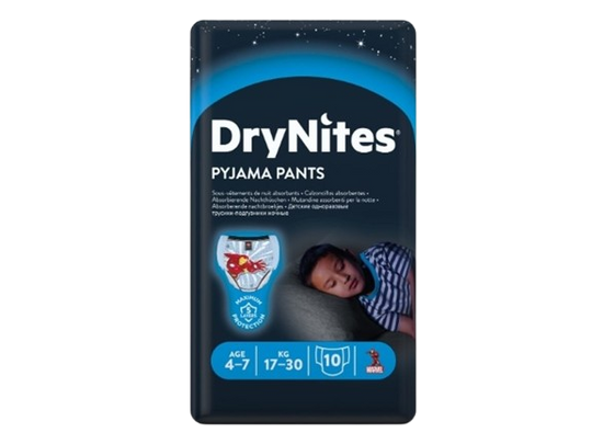 DryNites Pyjama Pants For Boys Age 4-7 (17-30Kg) 16 Pieces