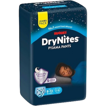 DryNites Pyjama Pants For Boys Age 8 to 13 (30-48Kg) 13 Pieces