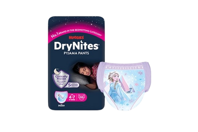 DryNites Pyjama Pants For Girls Age 4 to 7 (17-30Kg) 16Pieces