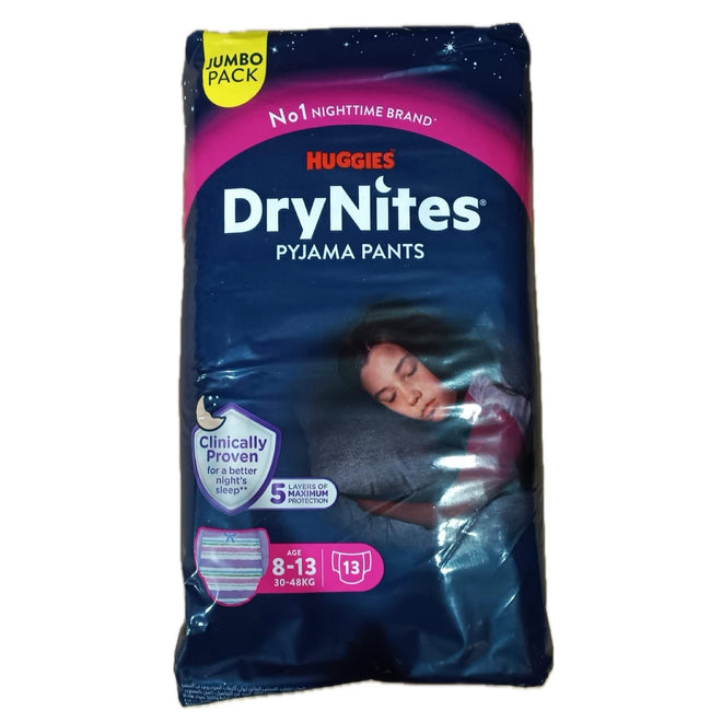 Drynites Pants Girl [8-13Yrs] (30-48Kg) 13Pieces