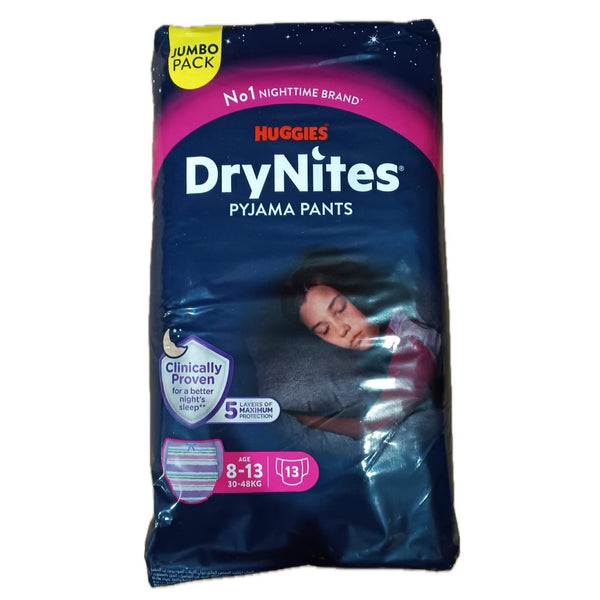 Drynites Pants Girl [8-13Yrs] (30-48Kg) 13Pieces