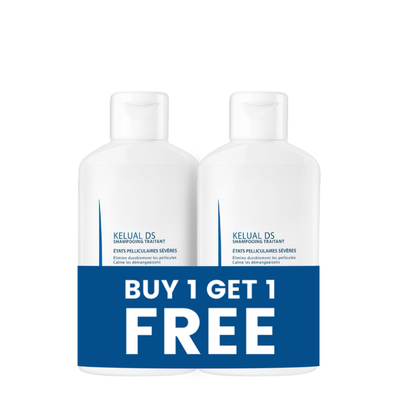 Ducray Bundle Kelual DS treatment shampoo 100ml + Kelual DS treatment shampoo 100ml For Free