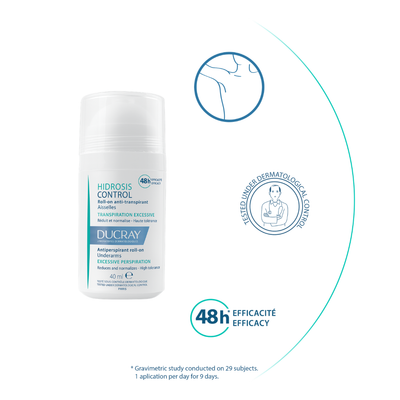 Ducray Buy One Get One Hidrosis Control Antiperspirant Roll-on