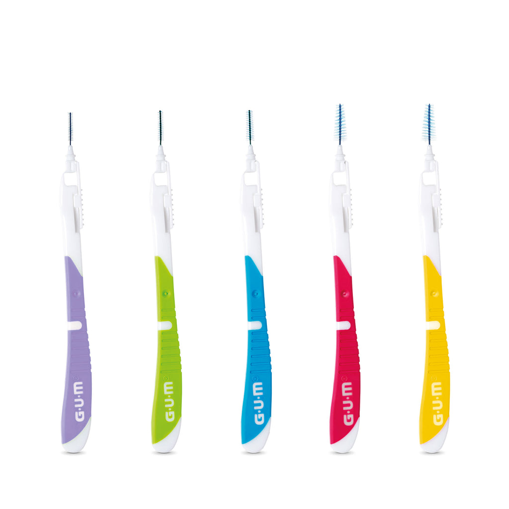 Gum Bi-Direction Dual Position Interdental Brushes