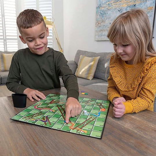 HTI Snakes & Ladders Family Board Game