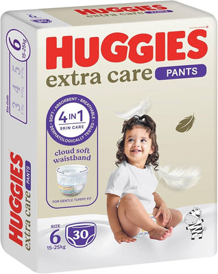 Huggies Extra Care Pants Size 6 (15-25Kg) 30 Pants