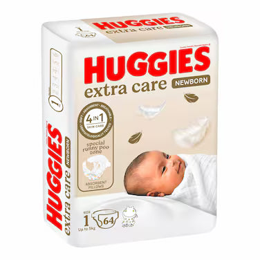 Huggies Extra Care Size 1 (up to 5Kg)