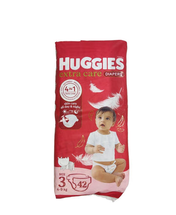 Huggies N.3 (4-9Kg) 42 Pieces