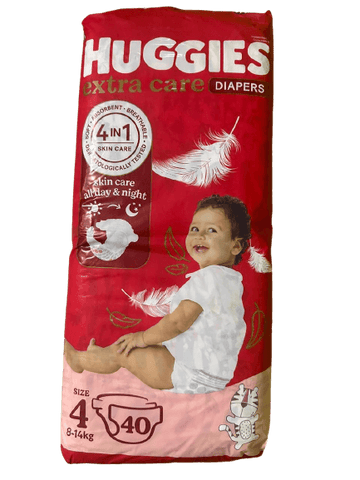Huggies  N.4 (8-14Kg) 40Pieces