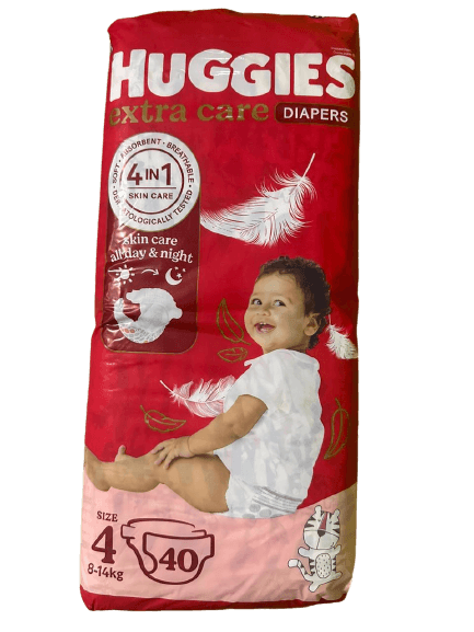 Huggies  N.4 (8-14Kg) 40Pieces