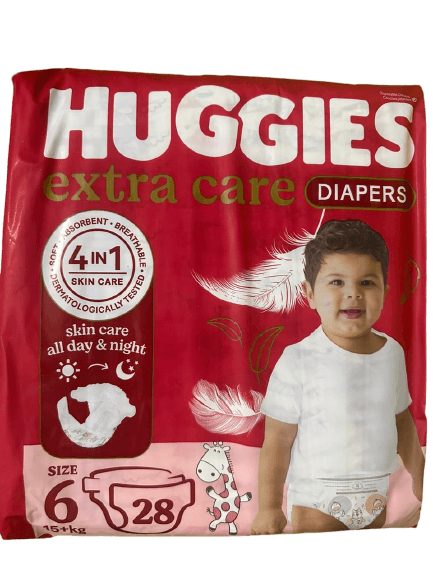 Huggies  N.6 (15+Kg) 28Pieces