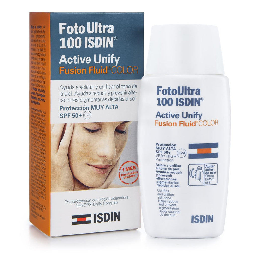 Isdin FotoUltra 100 Active Unify Fusion Fluid SPF 50 - Familialist