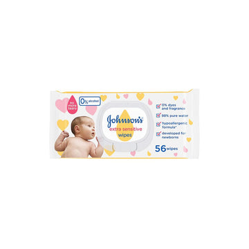 Johnson's Wipes Extra Sensitive 56's