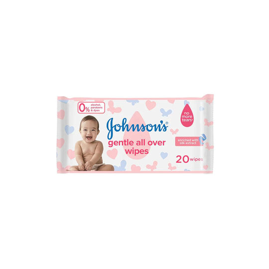 Johnson's Wipes Gentle All Over 20's