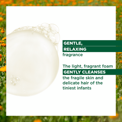 Klorane Bundle Baby Gentle Foaming Gel 500ml + Certified Organic Change Cream