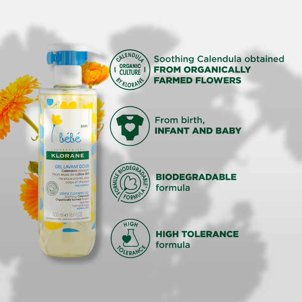 Klorane Buy Klorane Baby Certified Organic Change Cream and get a free 500ml Gentle Foaming gel