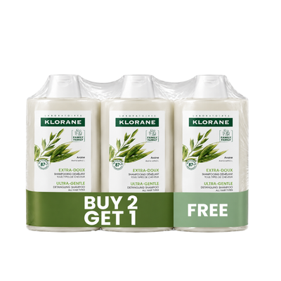 Klorane Buy Two Get One Klorane Oat Shampoo 400ml