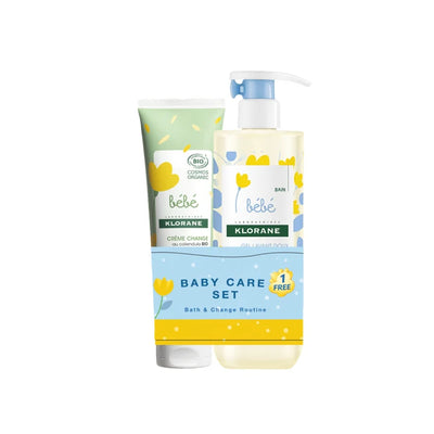 Klorane Bebe Bundle Buy Gentle Cleansing Gel 500 mL Get Changing Cream 100ml