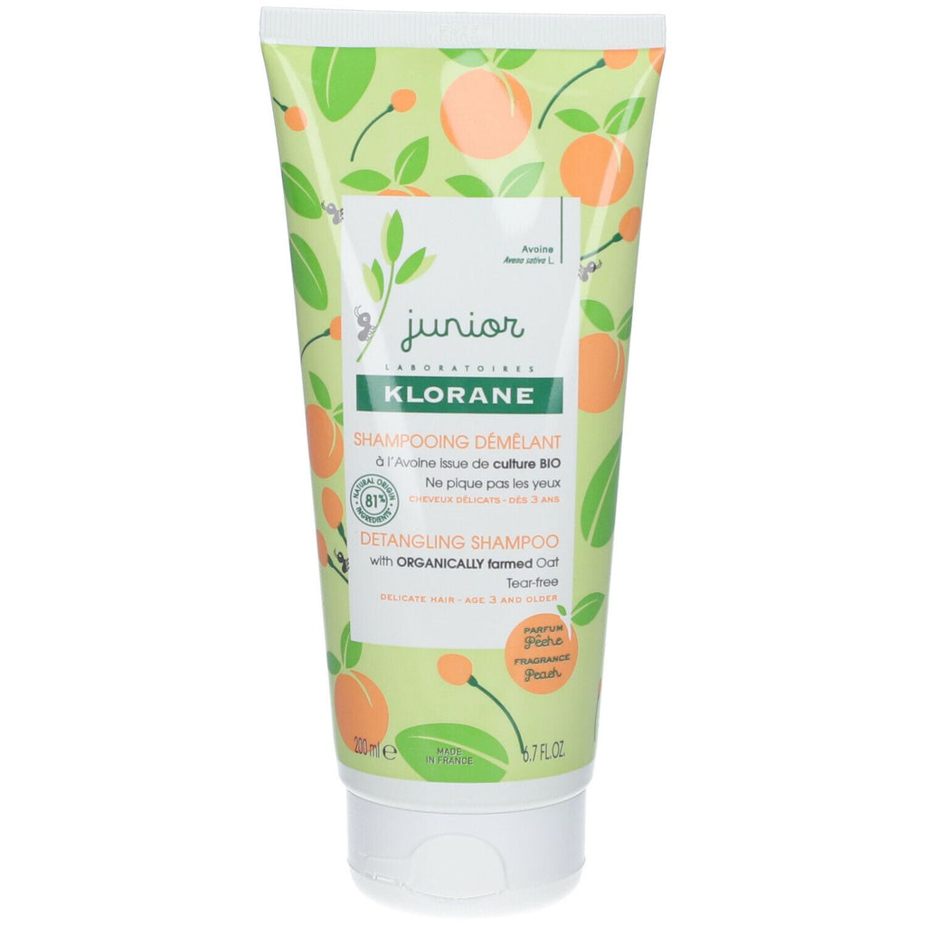 Klorane Junior Detangling Shampoo Peach