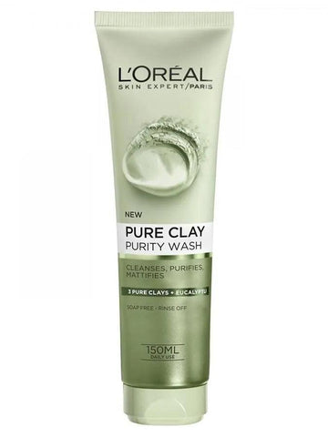L'Oréal Pure Clay Foam Wash Green Purifying