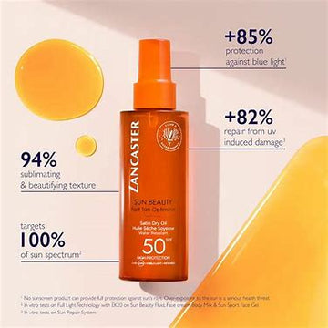 Lancaster Sun Beauty Fast Tan Satin Dry Oil SPF50