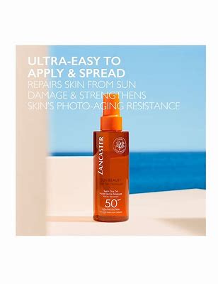 Lancaster Sun Beauty Fast Tan Satin Dry Oil SPF50