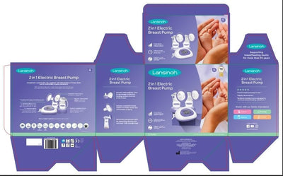 Lansinoh 2-In-1 Eelectric Breast Pump