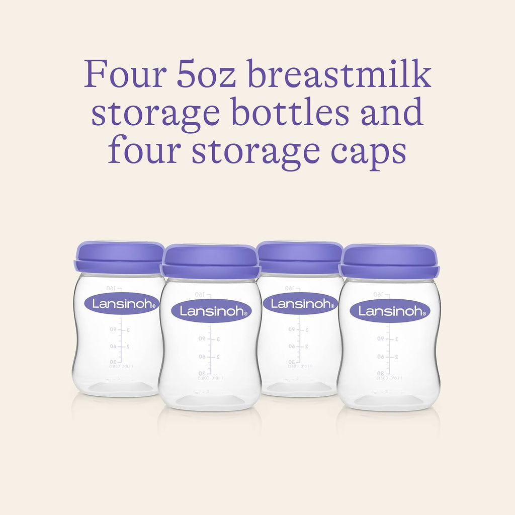 Lansinoh Breastmilk Storage Bottles x4