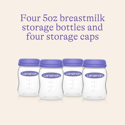 Lansinoh Breastmilk Storage Bottles x4