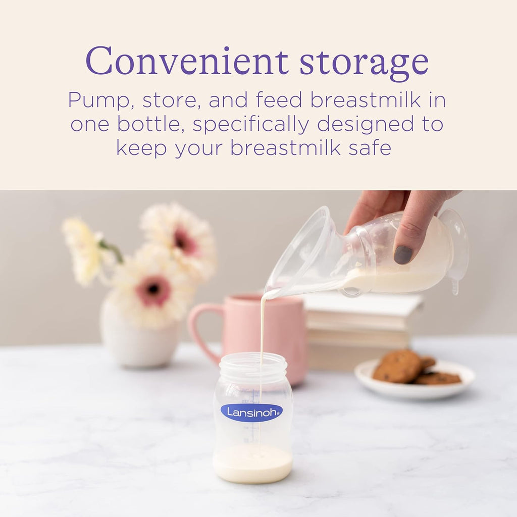 Lansinoh Breastmilk Storage Bottles x4
