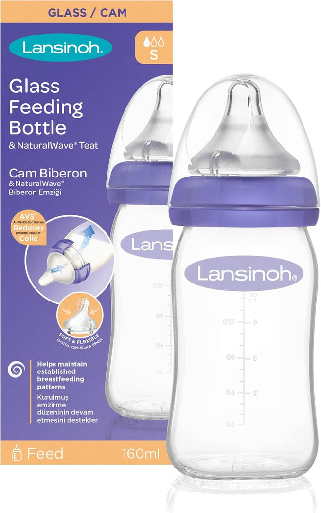 Lansinoh Glass Feeding Bottle