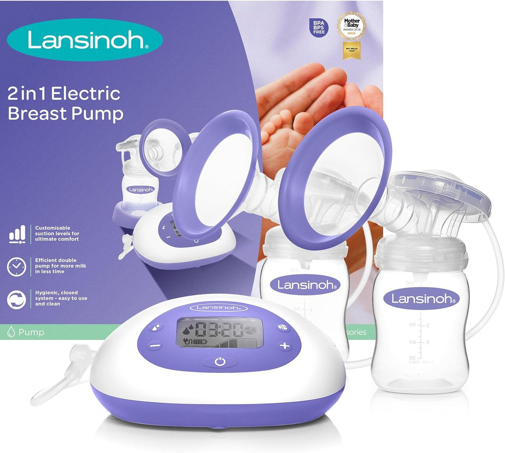 Lansinoh 2-In-1 Eelectric Breast Pump