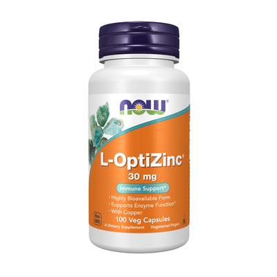 Now L-Optizinc 30 With Copper 100 Capsules