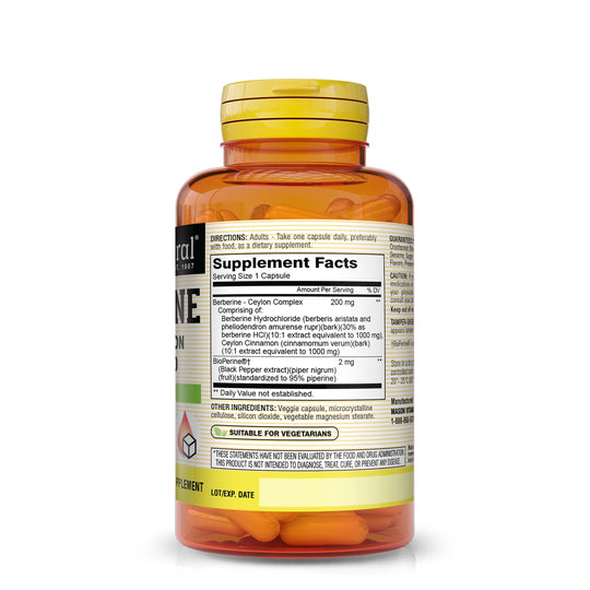 Mason Natural Berberine Ceylon Cinnamon Complex