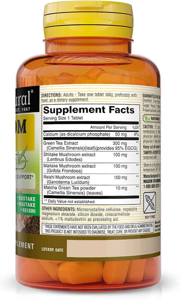 Mason Natural Mushroom Power With Matcha