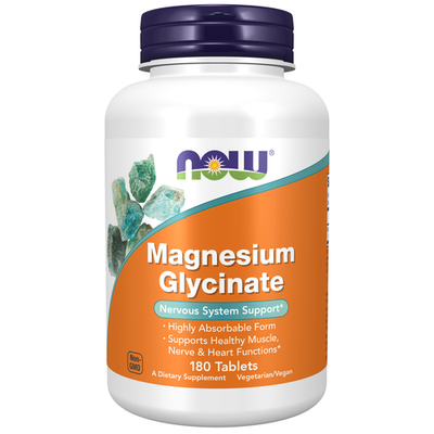 Now Magnesium Glycinate 180 Tablets