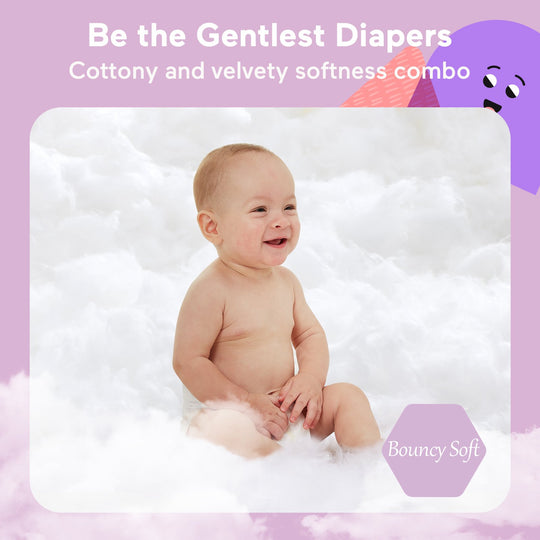 Momcozy Babycozy Baby Diapers Size 1 Small Pack 82 pieces