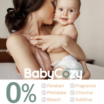 Momcozy Babycozy Baby Diapers Size 3 Small Pack-66 Pieces