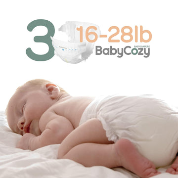 Momcozy Babycozy Baby Diapers Size 3 Small Pack-66 Pieces