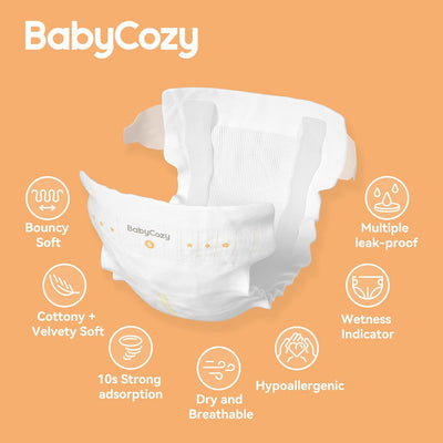 Momcozy Babycozy Baby Diapers Size 5 Small Pack-48 Pieces