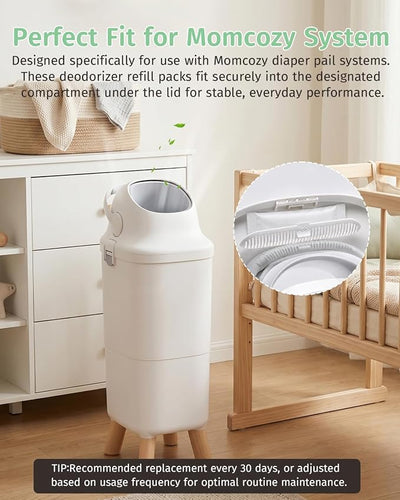 Momcozy Deodorizing Pack Compatible with Momcozy Diaper Pail